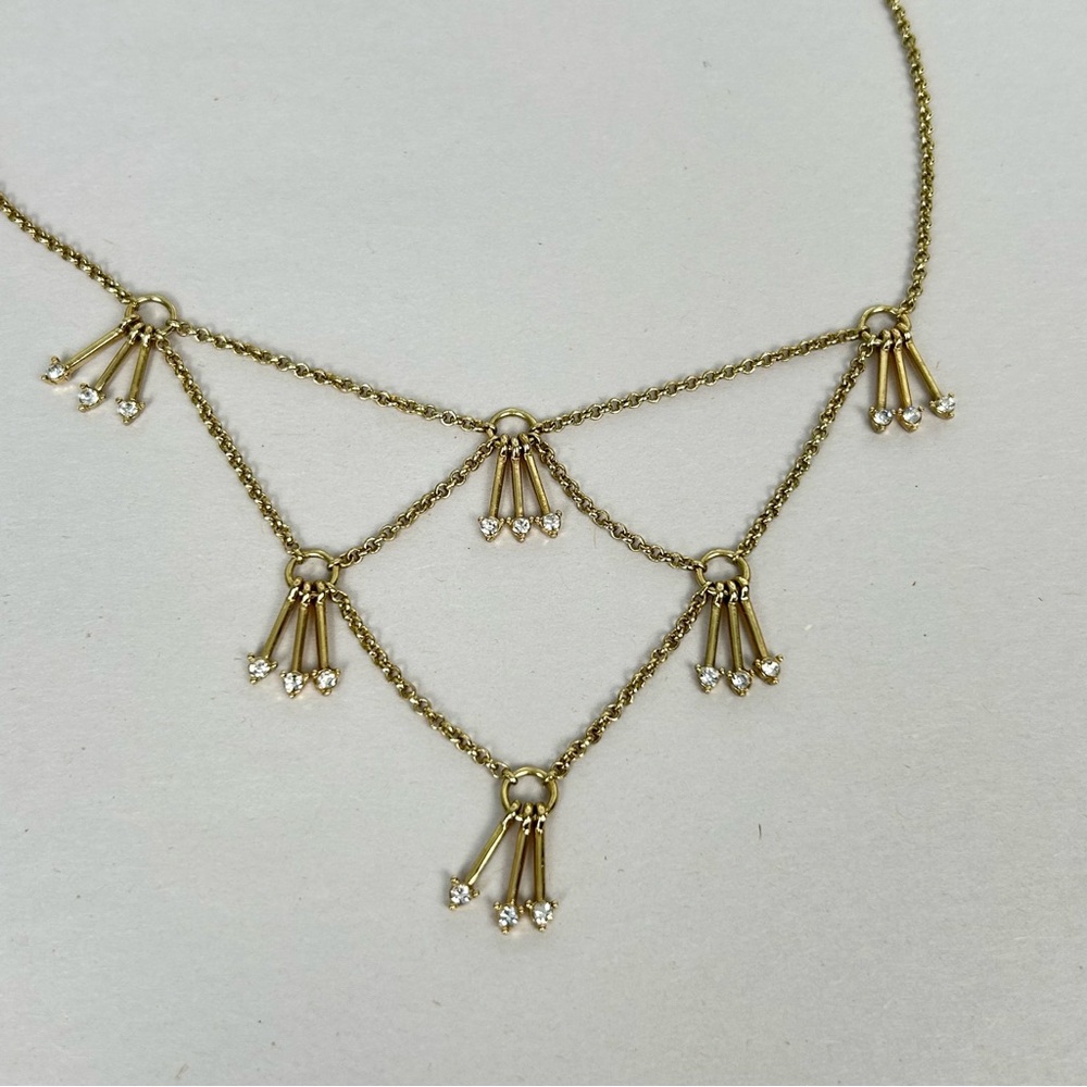 BANANA REPUBLIC Gold Toned Dainty Necklace - Picture 4 of 8